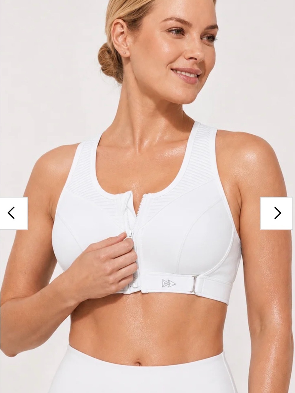 Power™ Zip Front Adjustable High Support Sports Bra